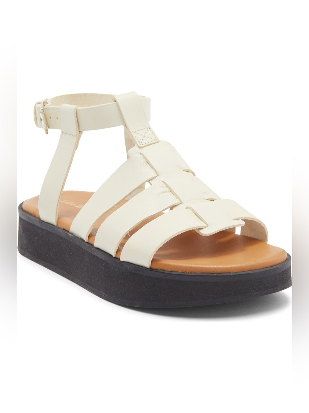 & Other Stories White Platform Strappy Sandal